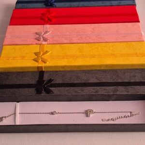 Delicate Sterling Silver Bracelet with 'Initial' Charm (J1)